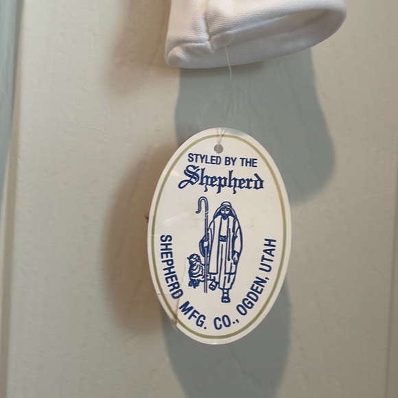 VINTAGE styled by shepherd dressing night gown white and pink RARE nwt size S - Picture 2 of 10